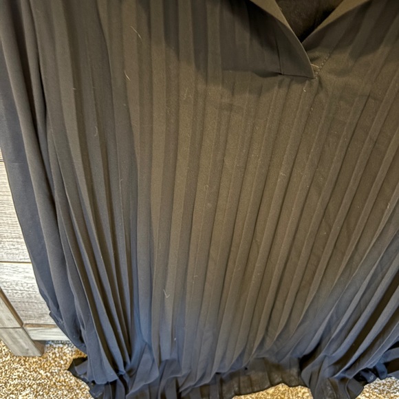 Nine West Black Pleated Dress - Picture 5 of 6